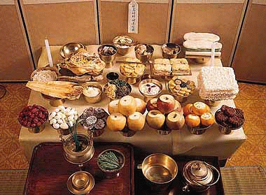 “سول رال” Seol Ral : السنة الجديدة الكورية Ritual_food